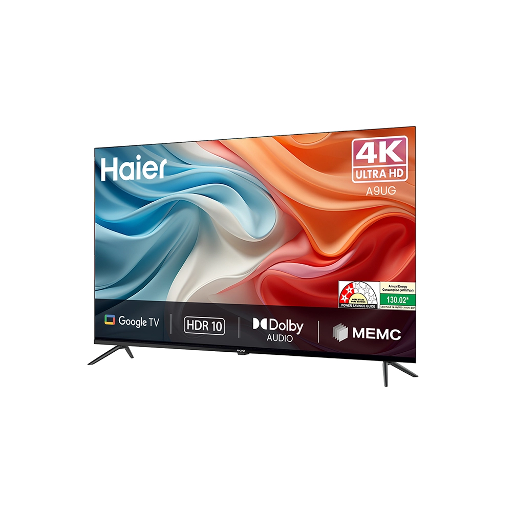 Haier A9UG 4K Ultra HD 108cm (43) Google TV | MEMC